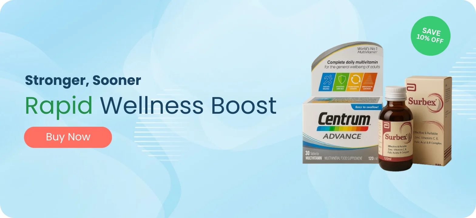Stronger Sooner - Rapid Wellness Boost Vitamins & Supplements