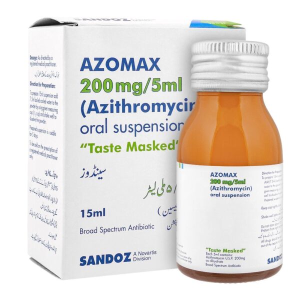 AZOMAX SUSPENSION 200MG 15ML