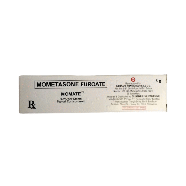 MOMATE OINTMENT 5G intensive moisturizing ointment with anti-inflammatory properties soothes redness swelling locks in moisture heals rough patches suitable for sensitive skin.