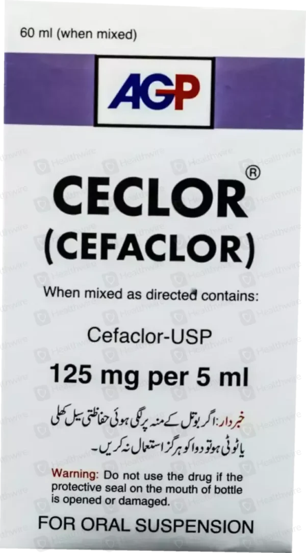 CECLOR 125MG SYP 60ML