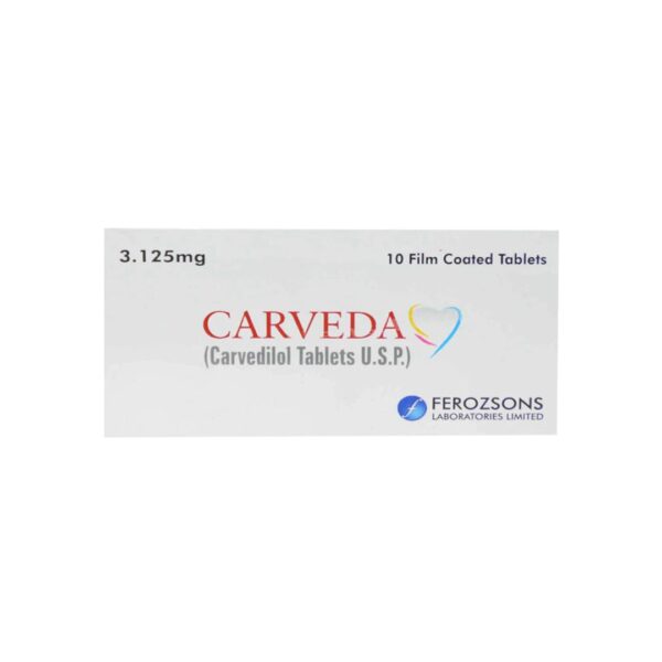 CARVEDA 3.125MG TAB