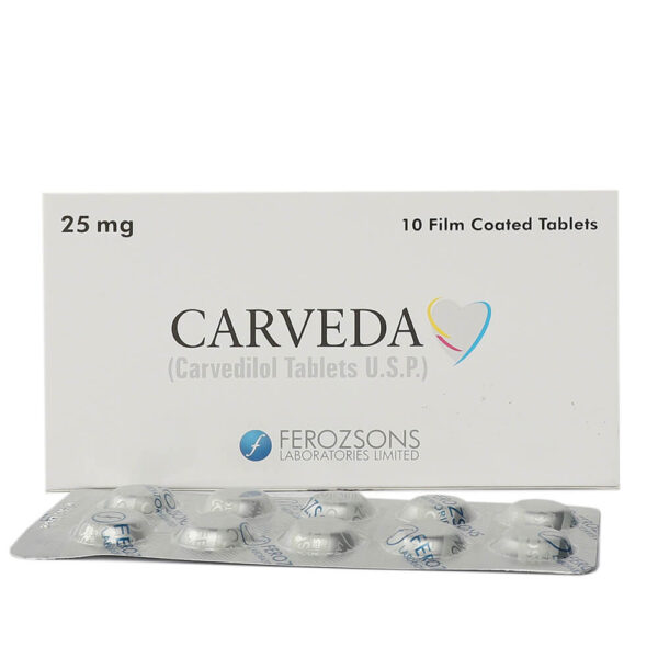 CARVEDA 25MG TAB