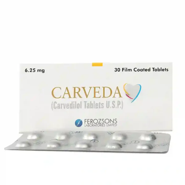 CARVEDA 6.25MG TAB