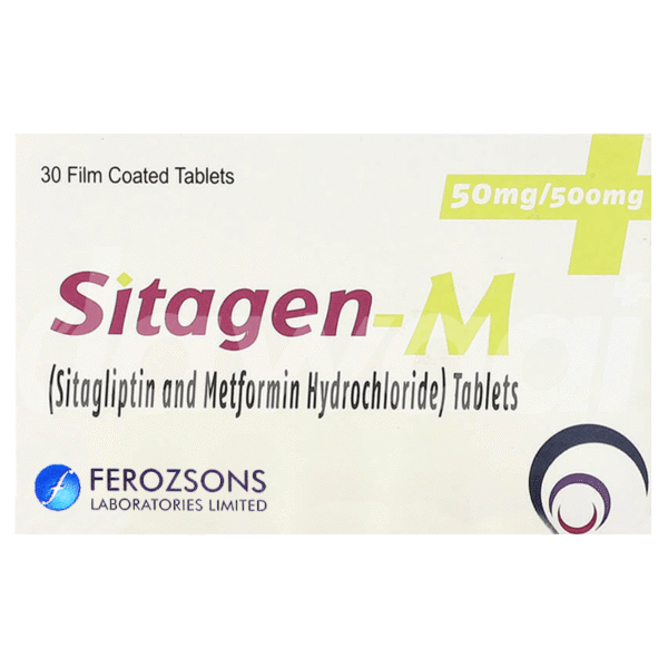 SITAGEN M 50MG/500MG TAB