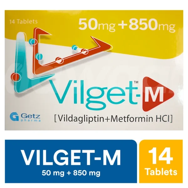 VILGET-M 50MG/850MG TAB