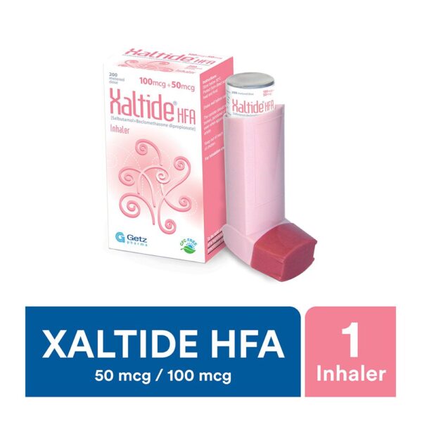 XALTIDE INHALER 100MCG