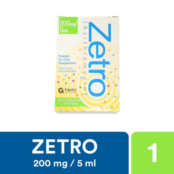 ZETRO 200MG SYP 25ML